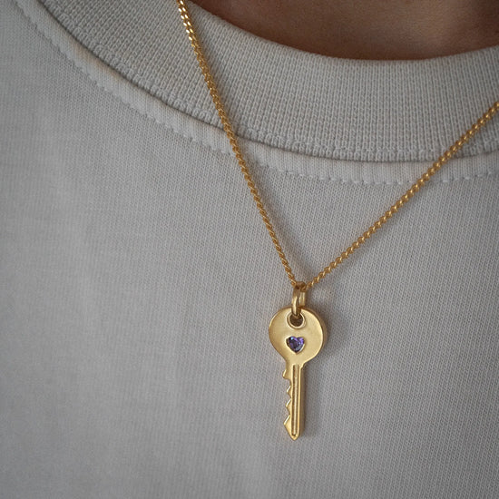 Collier Clé Paradis Améthyste